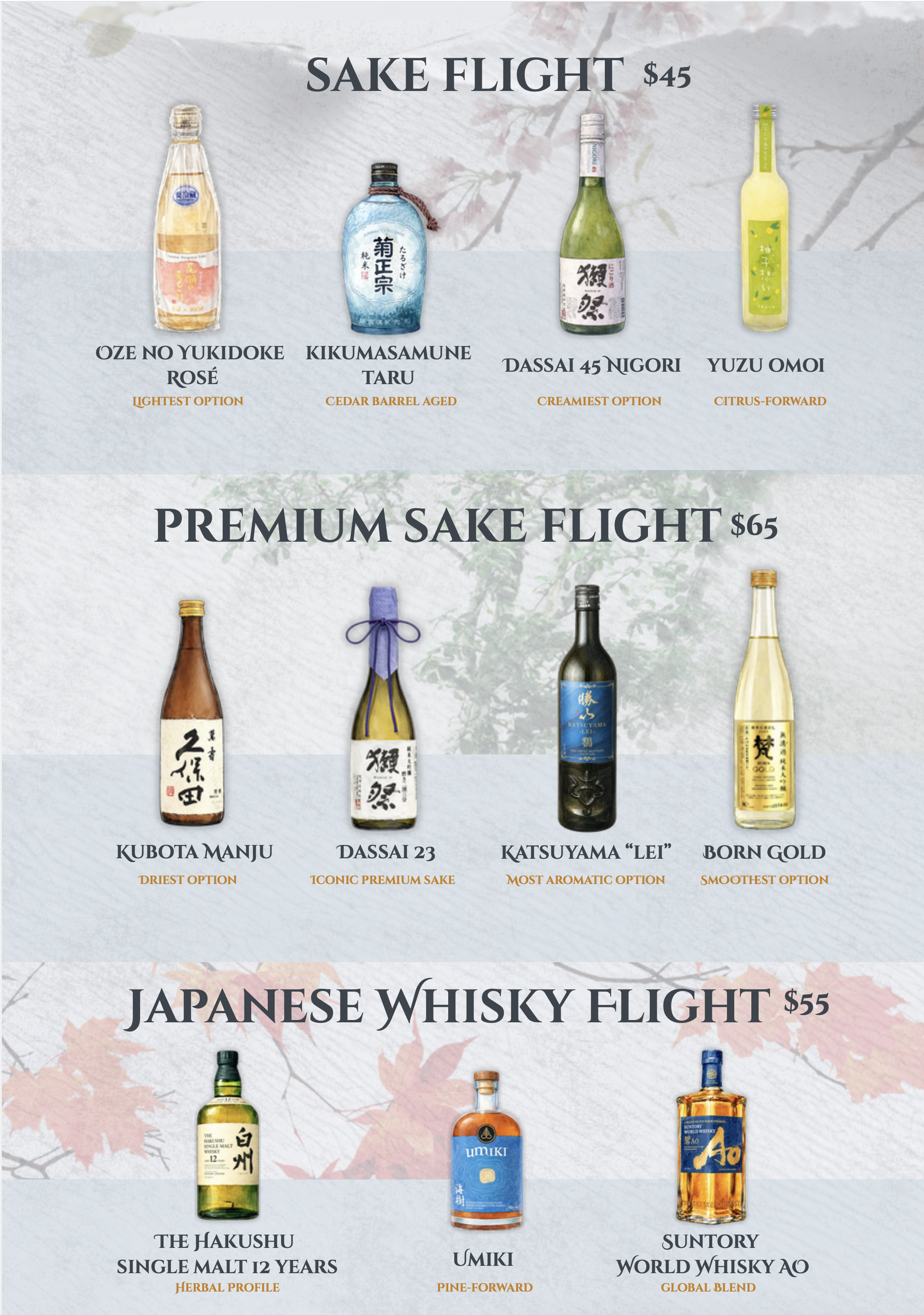 Menu — Gyu Shige Japanese BBQ & Bar